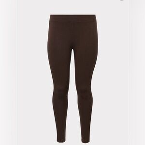 Torrid plus size leggings 3x brown chocolate good condition
